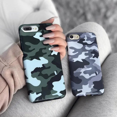 Green Camo iPhone Case