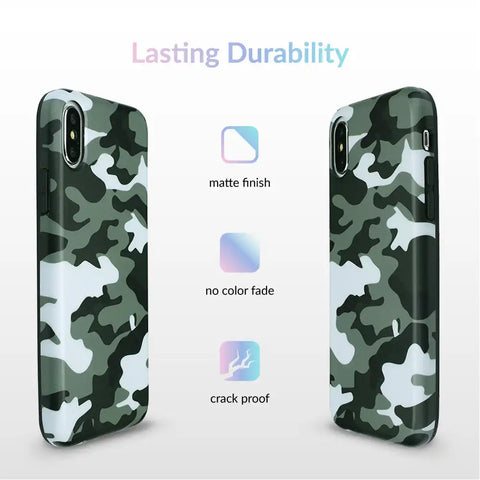 Green Camo iPhone Case