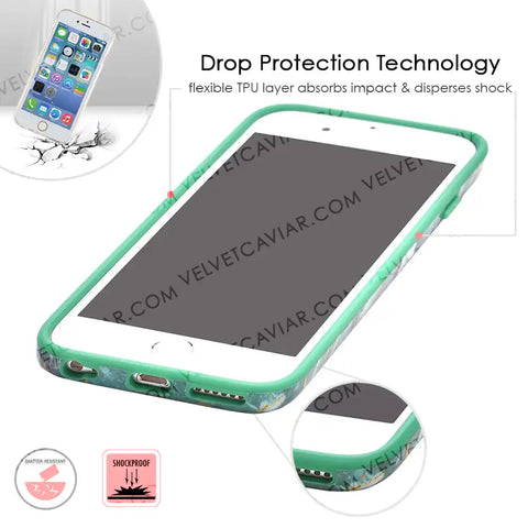 Green Emerald Marble iPhone Case