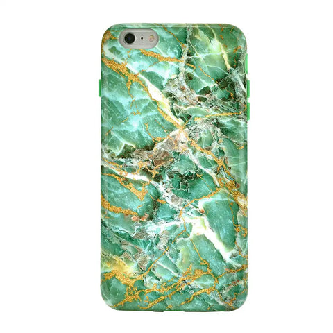 Green Emerald Marble iPhone Case