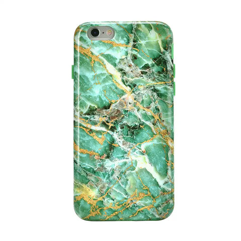 Green Emerald Marble iPhone Case