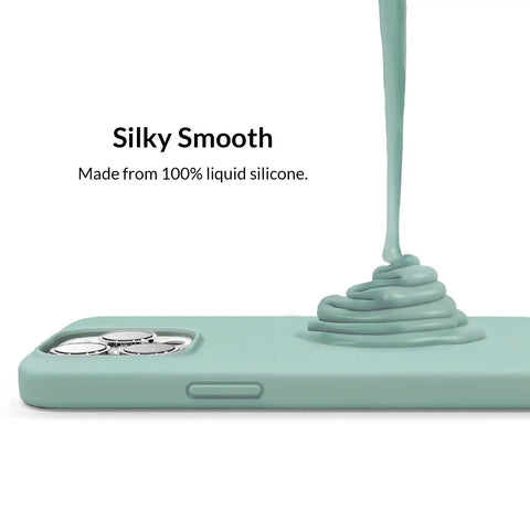 Mint Silicone iPhone Case