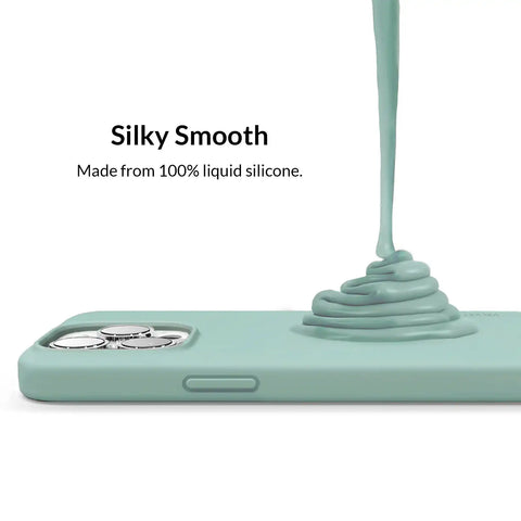 Mint Silicone iPhone Case