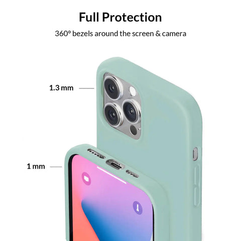 Mint Silicone iPhone Case