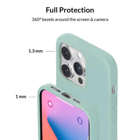 Mint Silicone iPhone Case