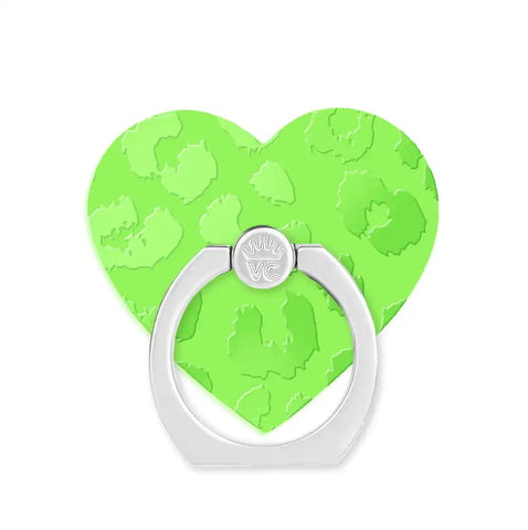 Key Lime Leopard Phone Ring