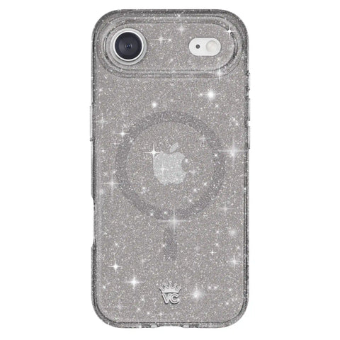 Grey Stardust Glitter iPhone Case