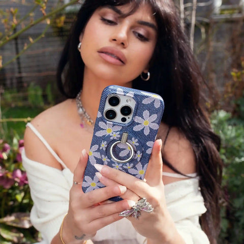 Denim Daisy MagSafe Grip Ring