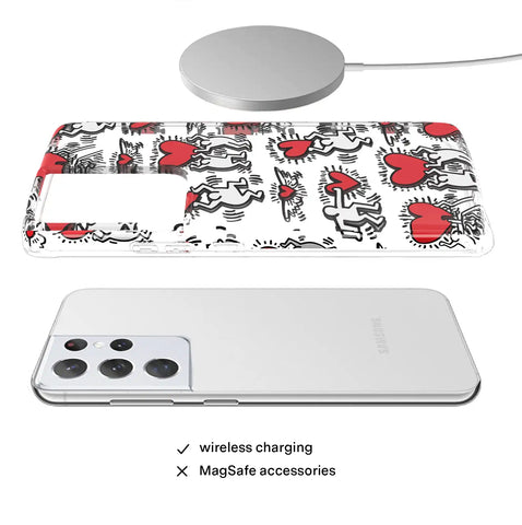 Keith Haring Heart-ist Samsung Case