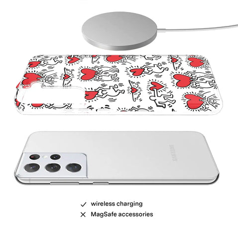 Keith Haring Heart-ist Samsung Case