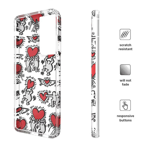 Keith Haring Heart-ist Samsung Case