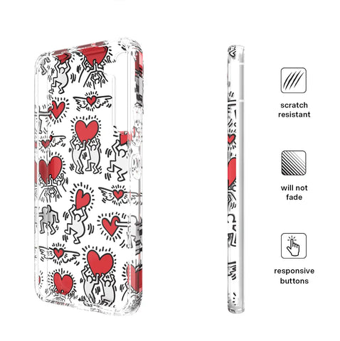 Keith Haring Heart-ist Samsung Case
