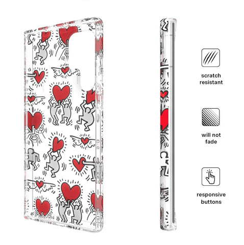 Keith Haring Heart-ist Samsung Case