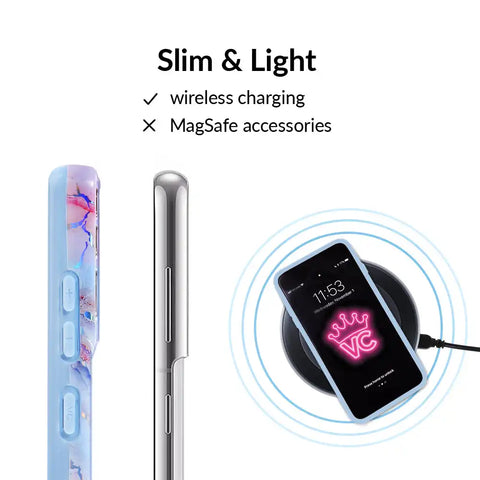 Holo Moonstone Marble Samsung Galaxy Case