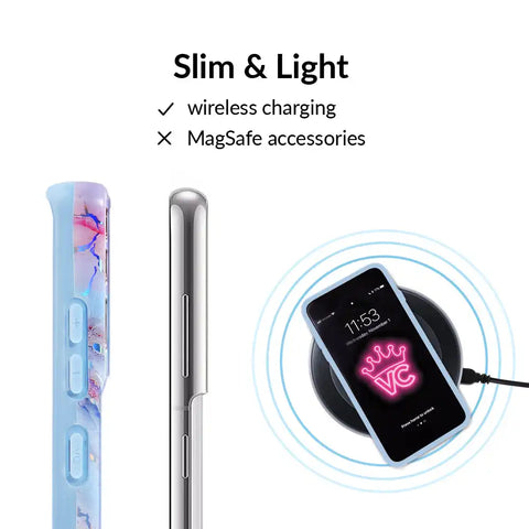 Holo Moonstone Marble Samsung Galaxy Case