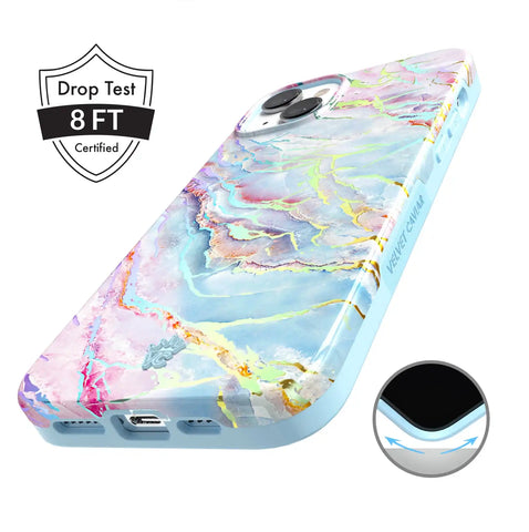 Holo Moonstone Marble iPhone Case