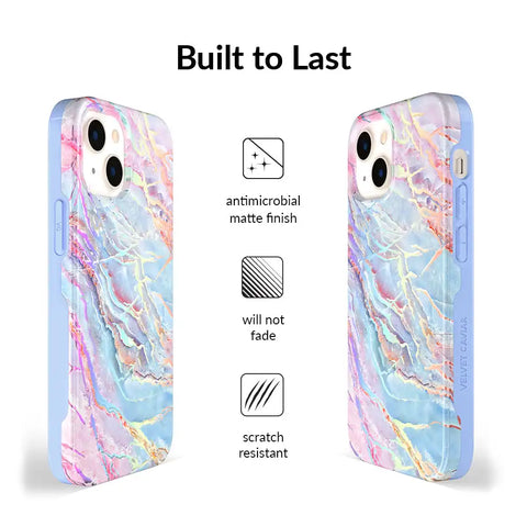 Holo Moonstone Marble iPhone Case