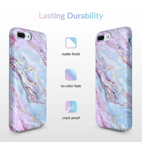 Holo Moonstone Marble iPhone Case