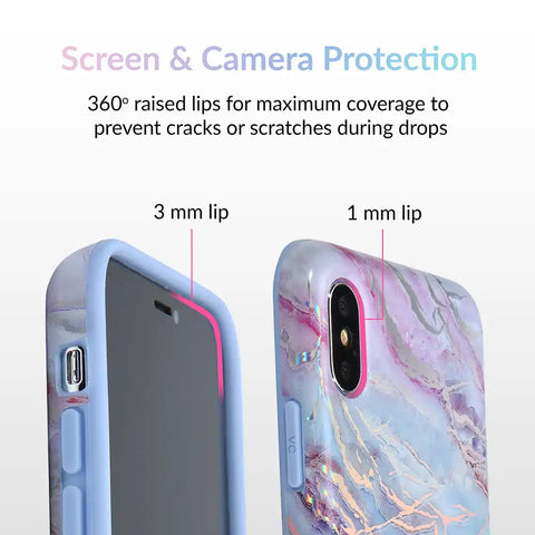 Holo Moonstone Marble iPhone Case