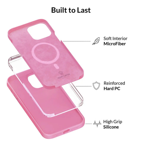 Silicone Hot Pink iPhone Case