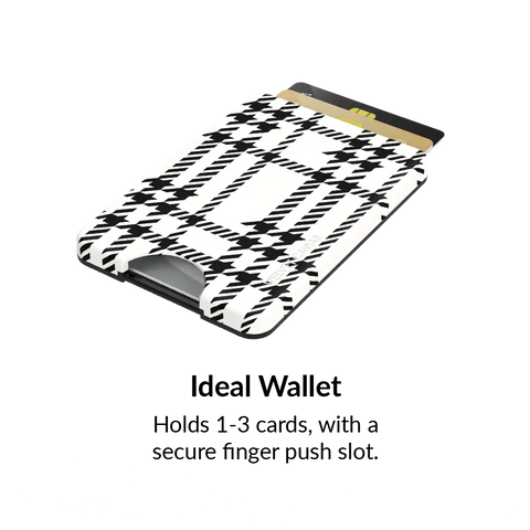 Houndstooth Sweater MagSafe Wallet