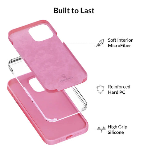 Silicone Hot Pink iPhone Case