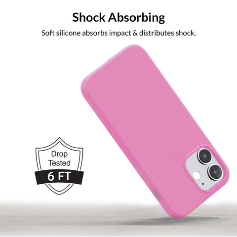 Silicone Hot Pink iPhone Case