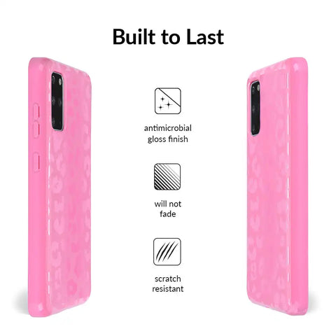 Hot Pink Leopard Samsung Case