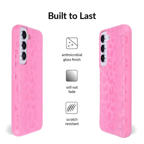 Hot Pink Leopard Samsung Case