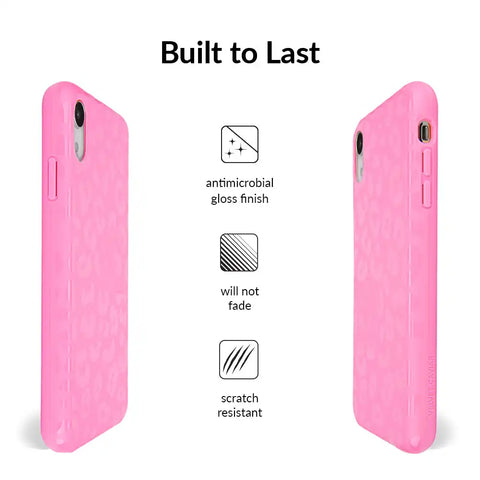 Hot Pink Leopard iPhone Case