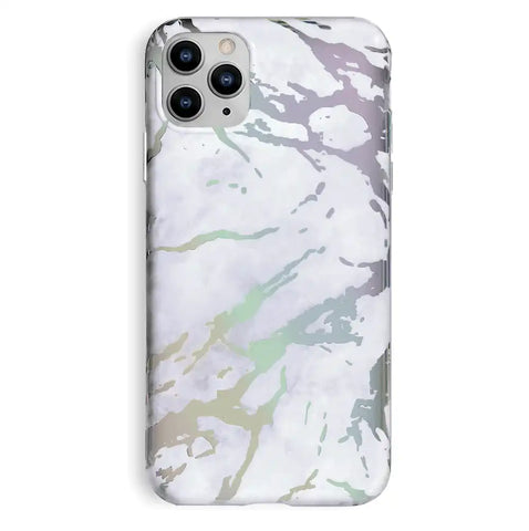 Holo White Marble iPhone Case