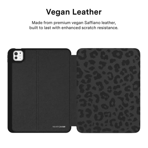 Black Leopard iPad Case