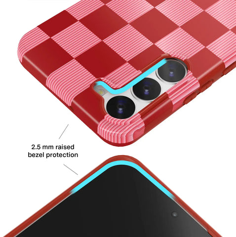 Rose Vibe Checkered Samsung Case