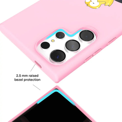 Pudgy Penguins Positive Pink Samsung Case