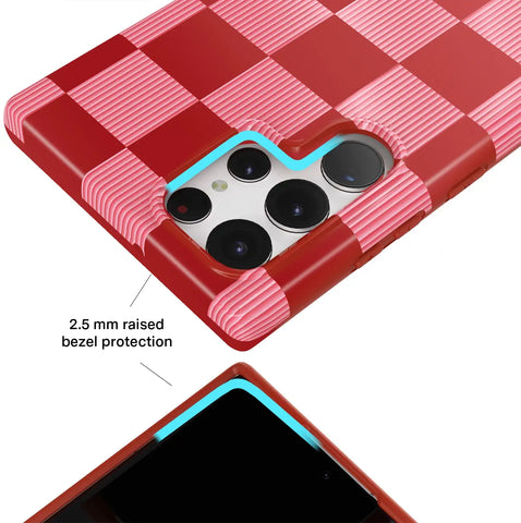 Rose Vibe Checkered Samsung Case