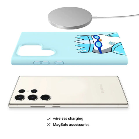 Pudgy Penguins Polar Blue Samsung Case