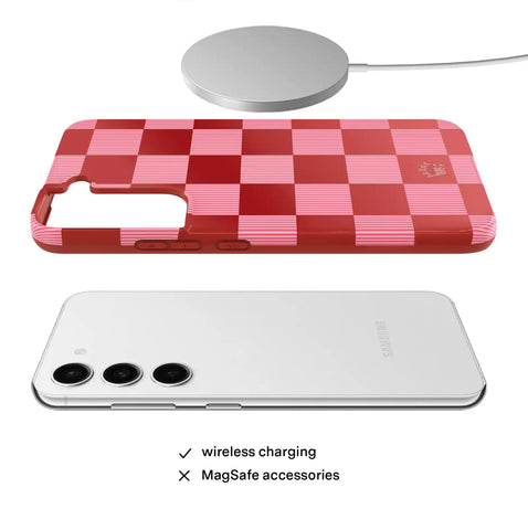 Rose Vibe Checkered Samsung Case