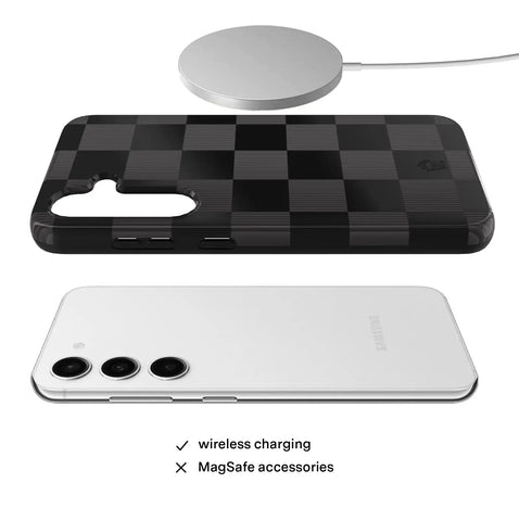 Noir Vibe Checkered Samsung Case