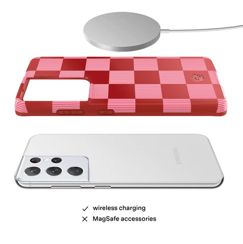 Rose Vibe Checkered Samsung Case