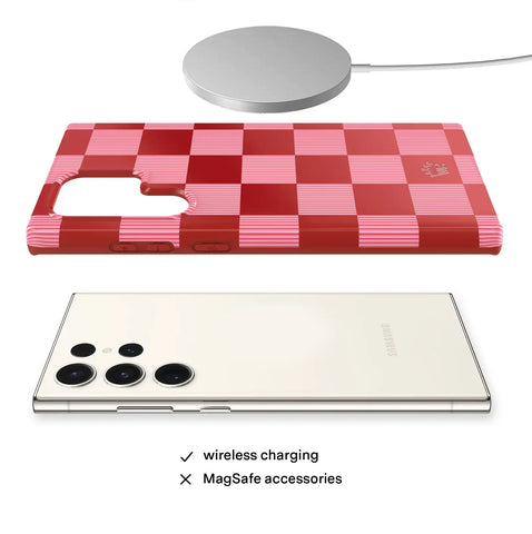Rose Vibe Checkered Samsung Case
