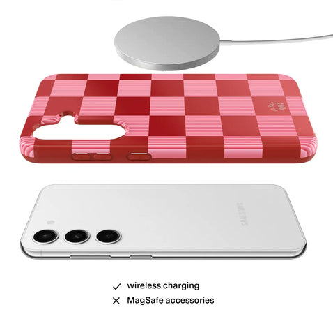 Rose Vibe Checkered Samsung Case