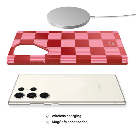 Rose Vibe Checkered Samsung Case