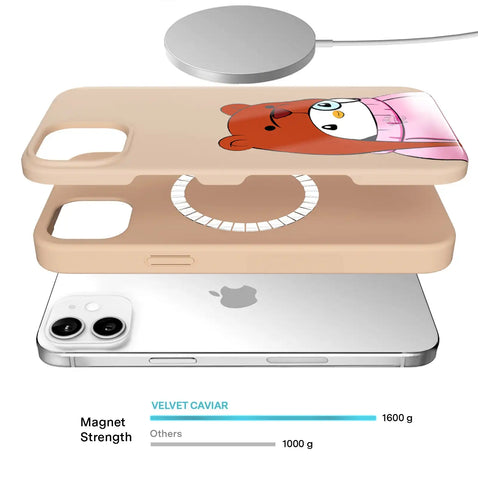 Pudgy Penguins Huddle Up iPhone Case