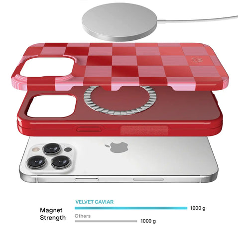 Rose Vibe Checkered iPhone Case