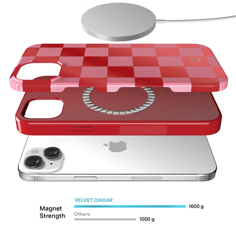Rose Vibe Checkered iPhone Case