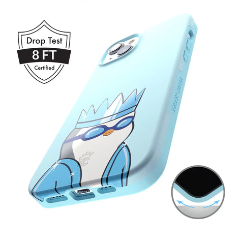 Pudgy Penguins Polar Blue iPhone Case