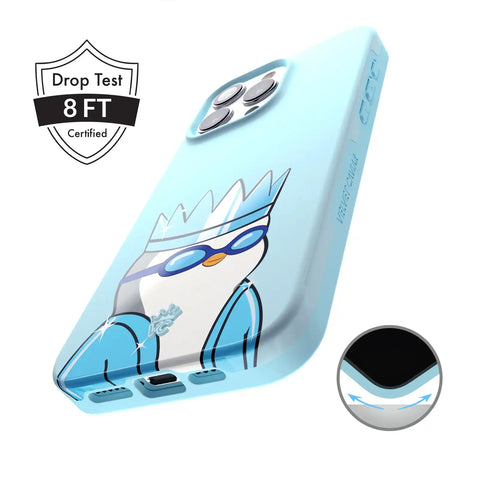 Pudgy Penguins Polar Blue iPhone Case