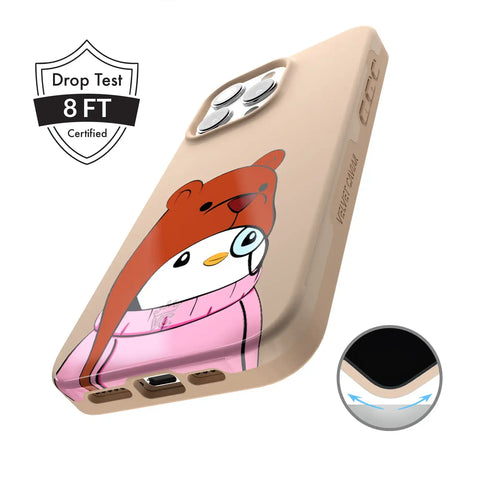 Pudgy Penguins Huddle Up iPhone Case