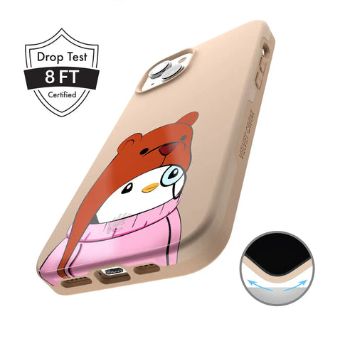 Pudgy Penguins Huddle Up iPhone Case