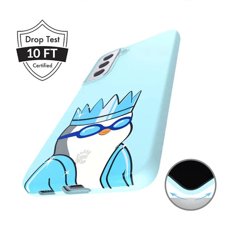 Pudgy Penguins Polar Blue Samsung Case